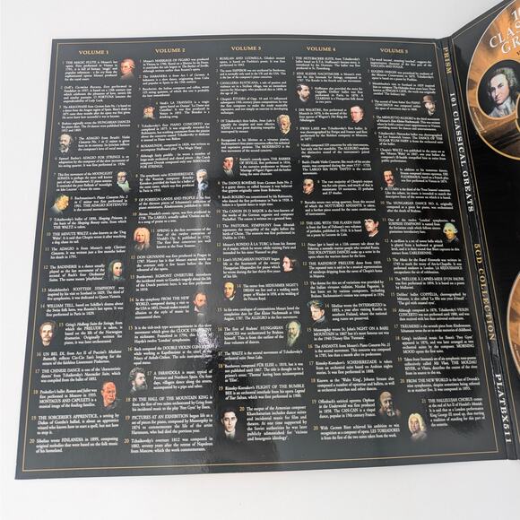 101 Classical Greats CD Collection 5 Disc Symphony Composer Orchestral Sampling - Picture 5 of 11